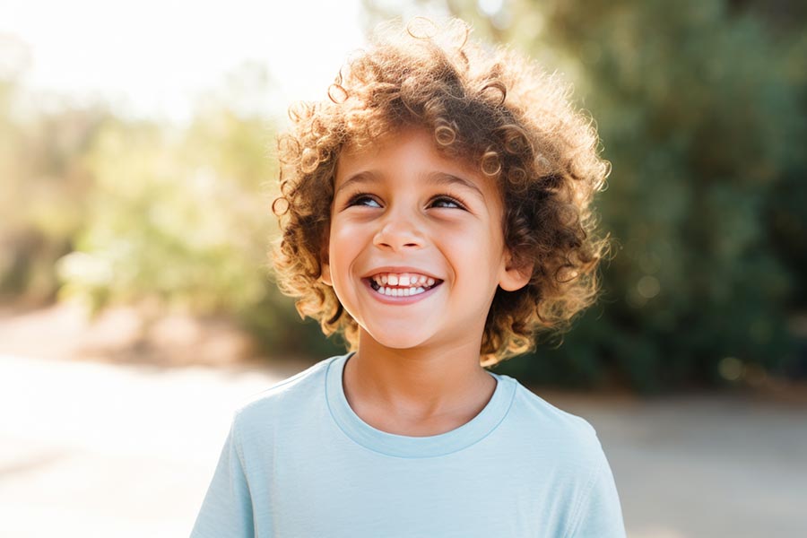 a professional portrait studio photo of a cute mixed race boy child model with perfect clean teeth laughing and smiling. isolated on white background --ar 4247:2831 --v 5.2 Job ID: 2043b906-c29a-47ac-8c44-93eedd0520c1